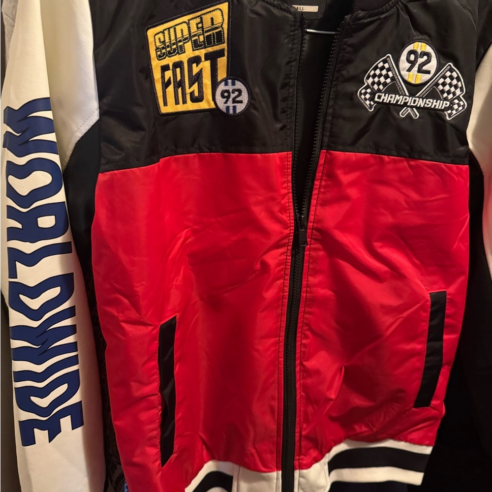 Red and Black Riot Empire Racing Jacket - Picture 5 of 5